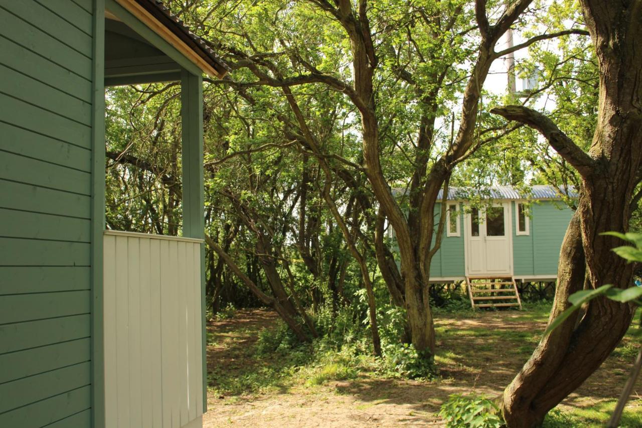 The Kestrel Shepherd Hut, Whitehouse Farm Stowmarket Extérieur photo